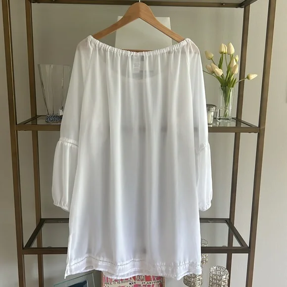 Tommy Bahama Sheer White Coverup - XL - Picture 5 of 5